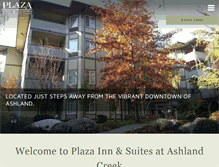 Tablet Screenshot of plazainnashland.com